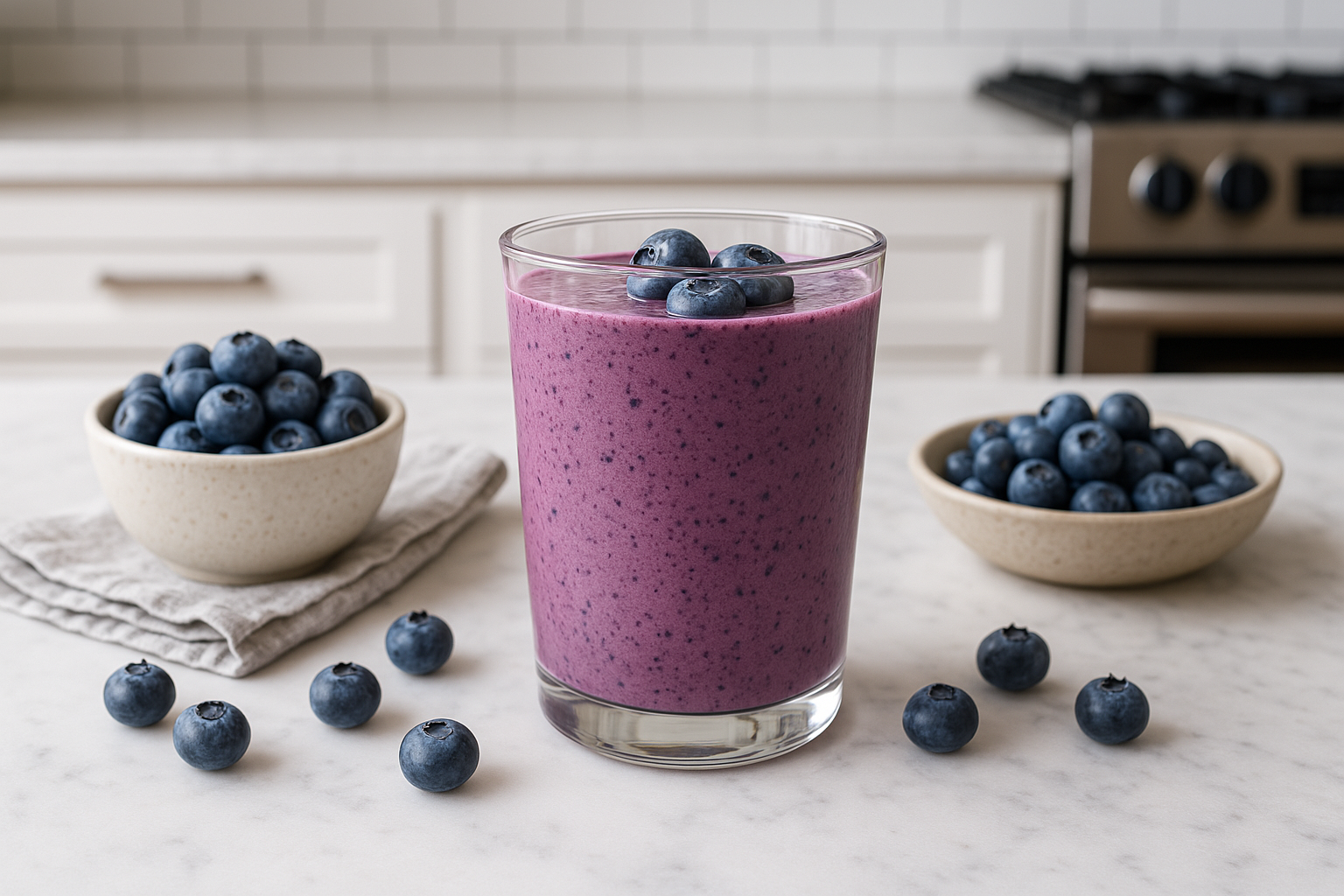 Smoothie blåbär