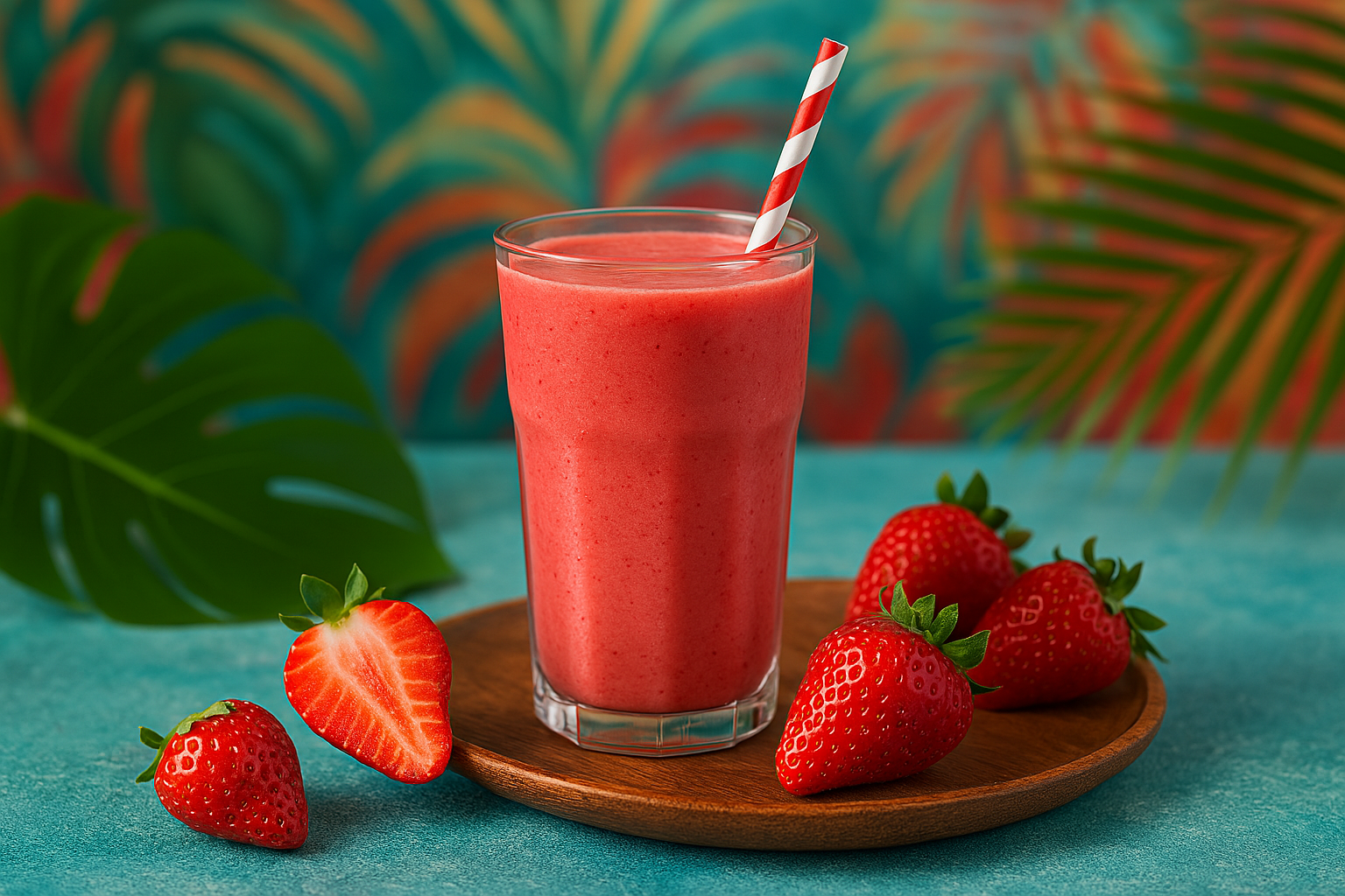 Smoothie jordgubb