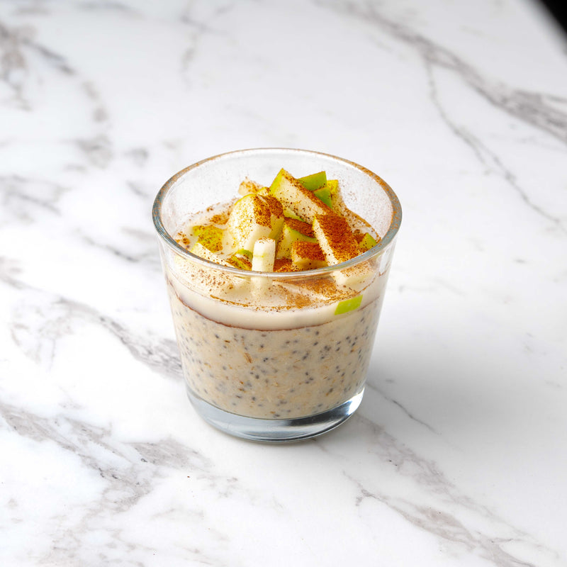 Overnight Oats med smak av Äppelpaj