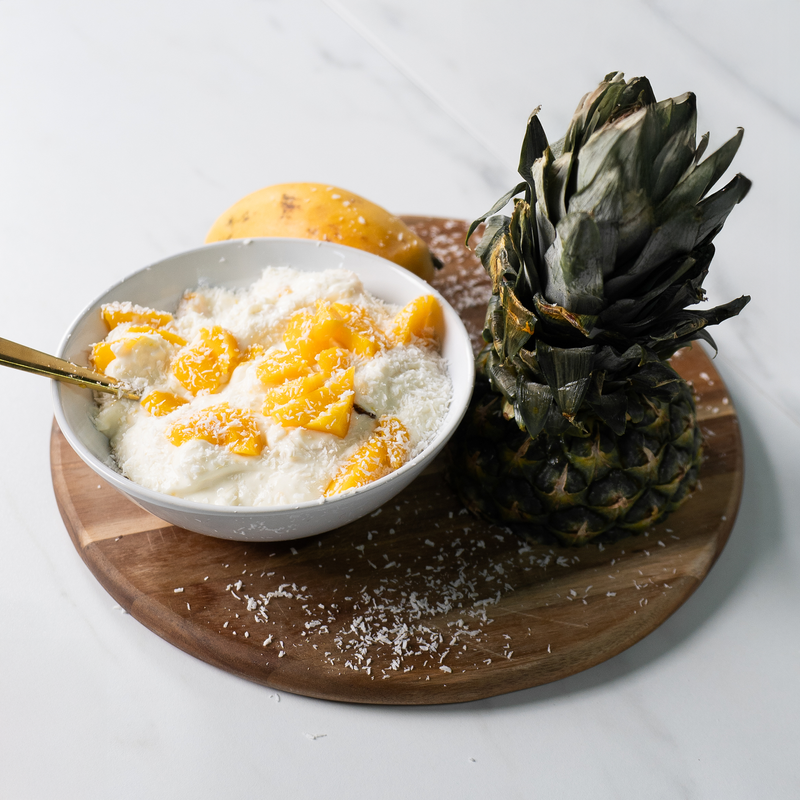 Exotic Colada – Proteinrik tropisk yoghurtbowl