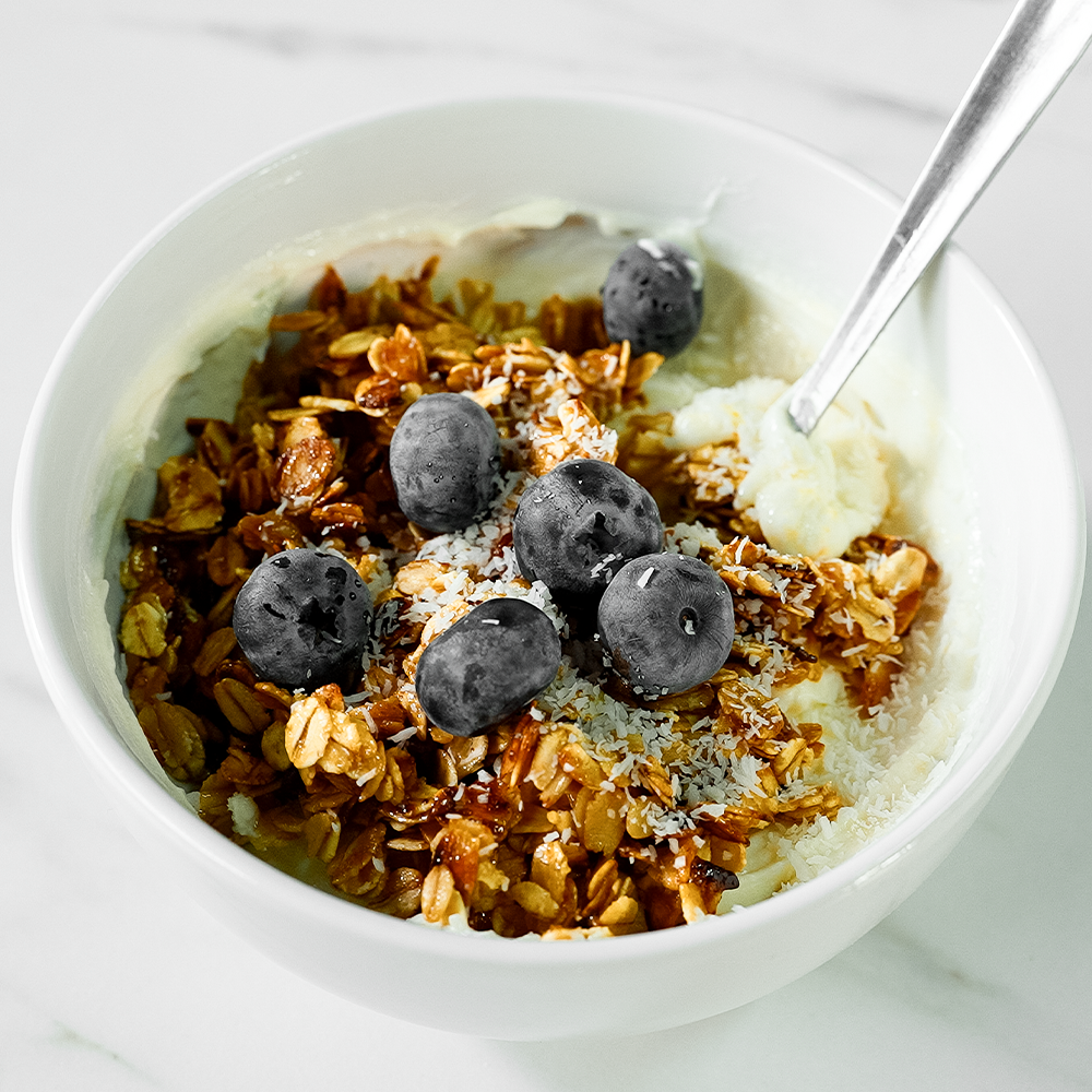 Proteinrik Yoghurt Bowl med Crunch